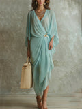 Alina | Robe Drapée Fluide