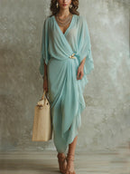 Alina | Robe Drapée Fluide
