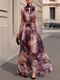 Robe | Maxi Chiffon Aquarelle