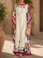 Vestido Maxi Suelta de Satén