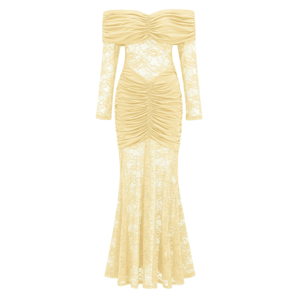 Robe Maxi Brigitte Jaune