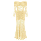 Robe Maxi Brigitte Jaune