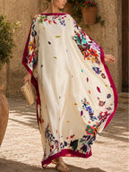 Vestido Maxi Suelta de Satén