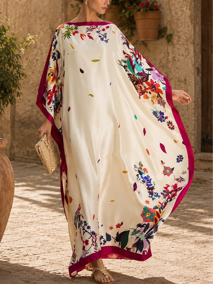 Vestido Maxi Suelta de Satén