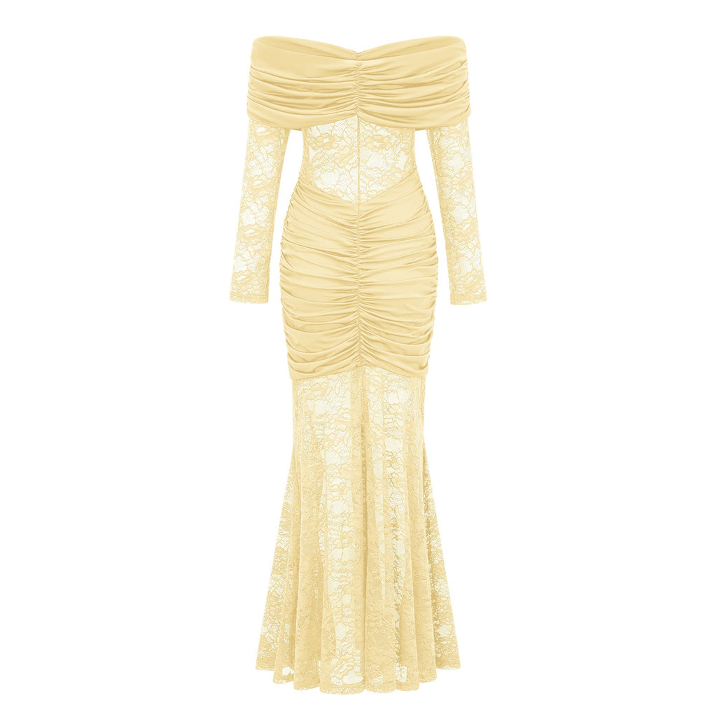 Robe Maxi Brigitte Jaune