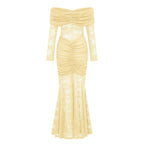 Robe Maxi Brigitte Jaune