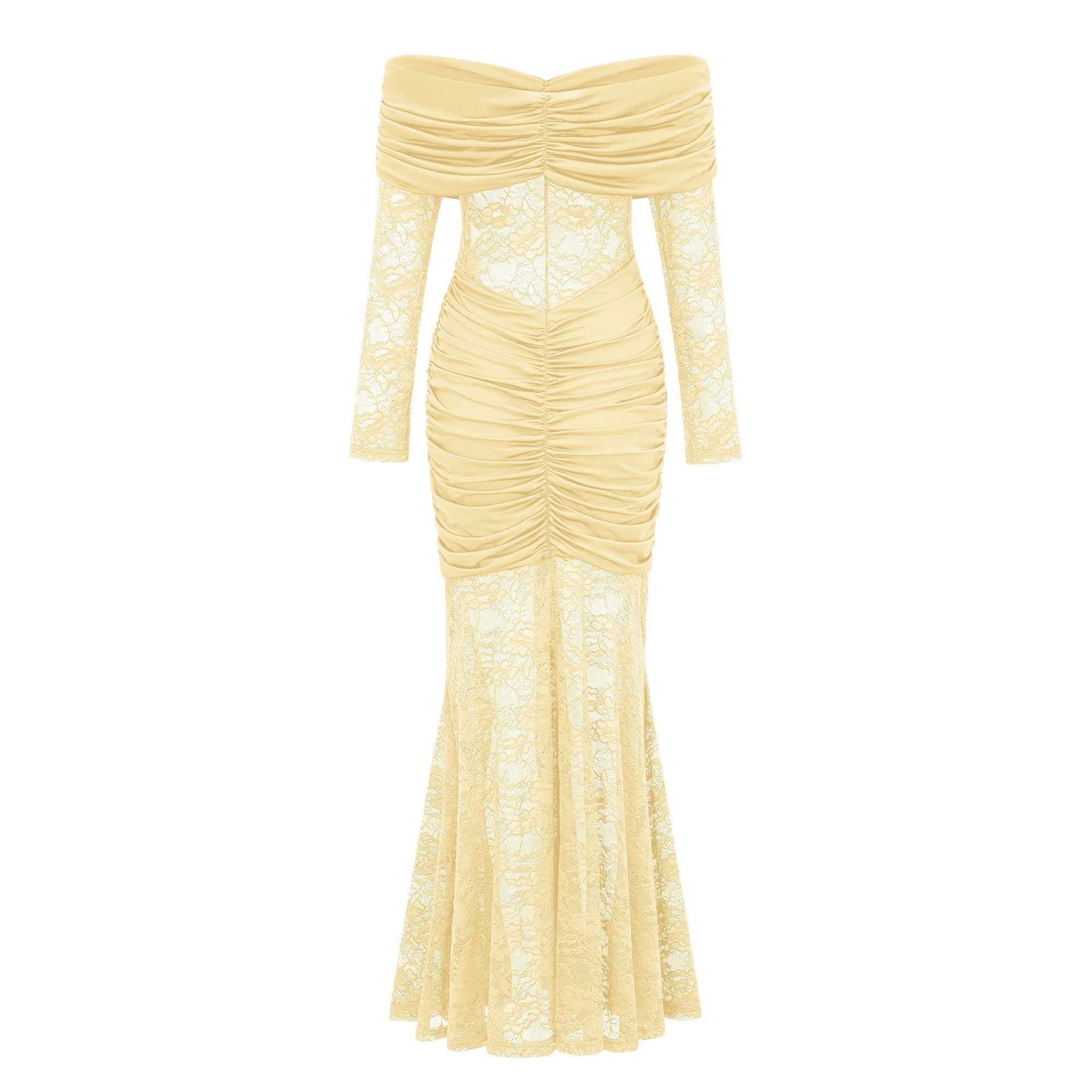 Robe Maxi Brigitte Jaune