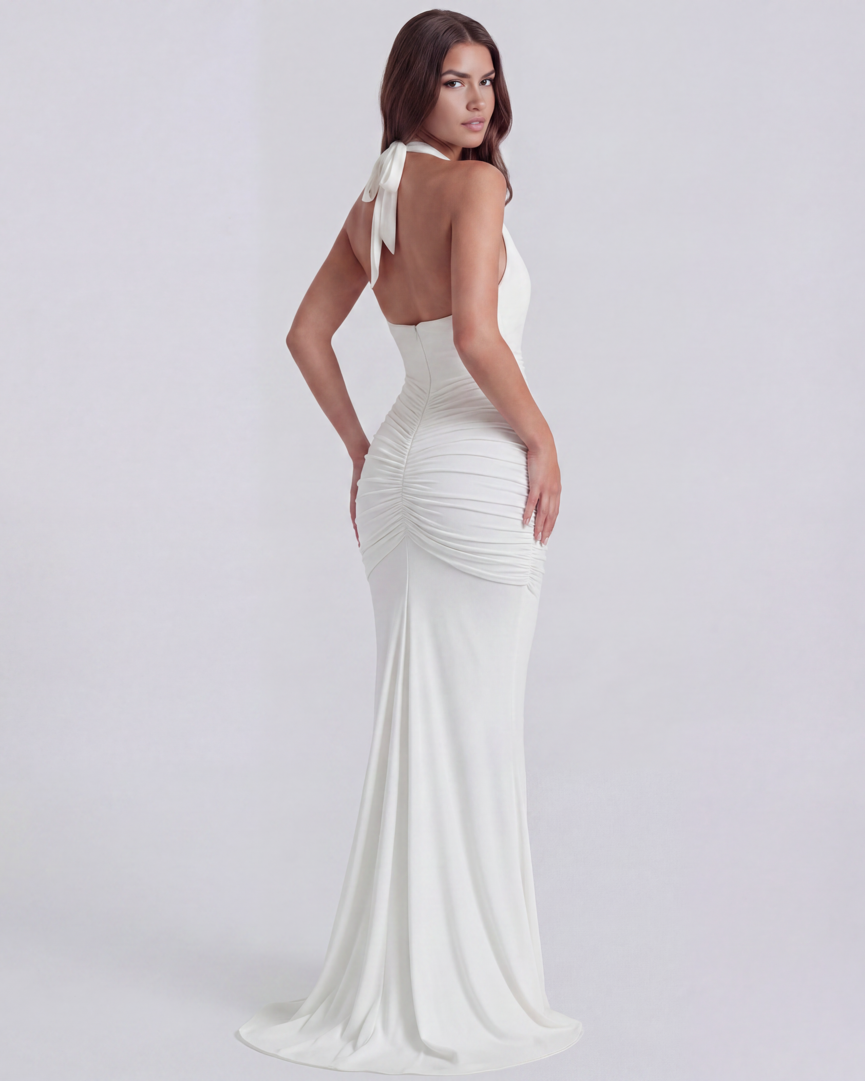 Robe Maxikleid Aiglantine Blanche