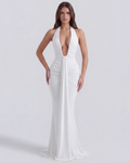 Robe Maxikleid Aiglantine Blanche