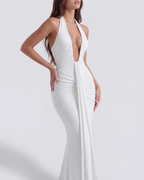 Robe Maxikleid Aiglantine Blanche