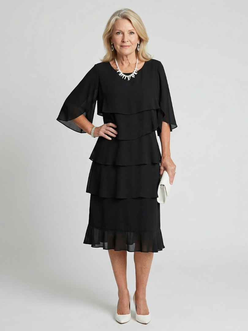 Brent | Vestido Midi en Niveles