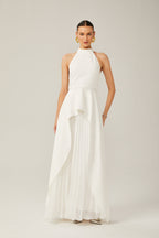 Robe Maxi à Col Halter Inés