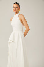 Robe Maxi à Col Halter Inés