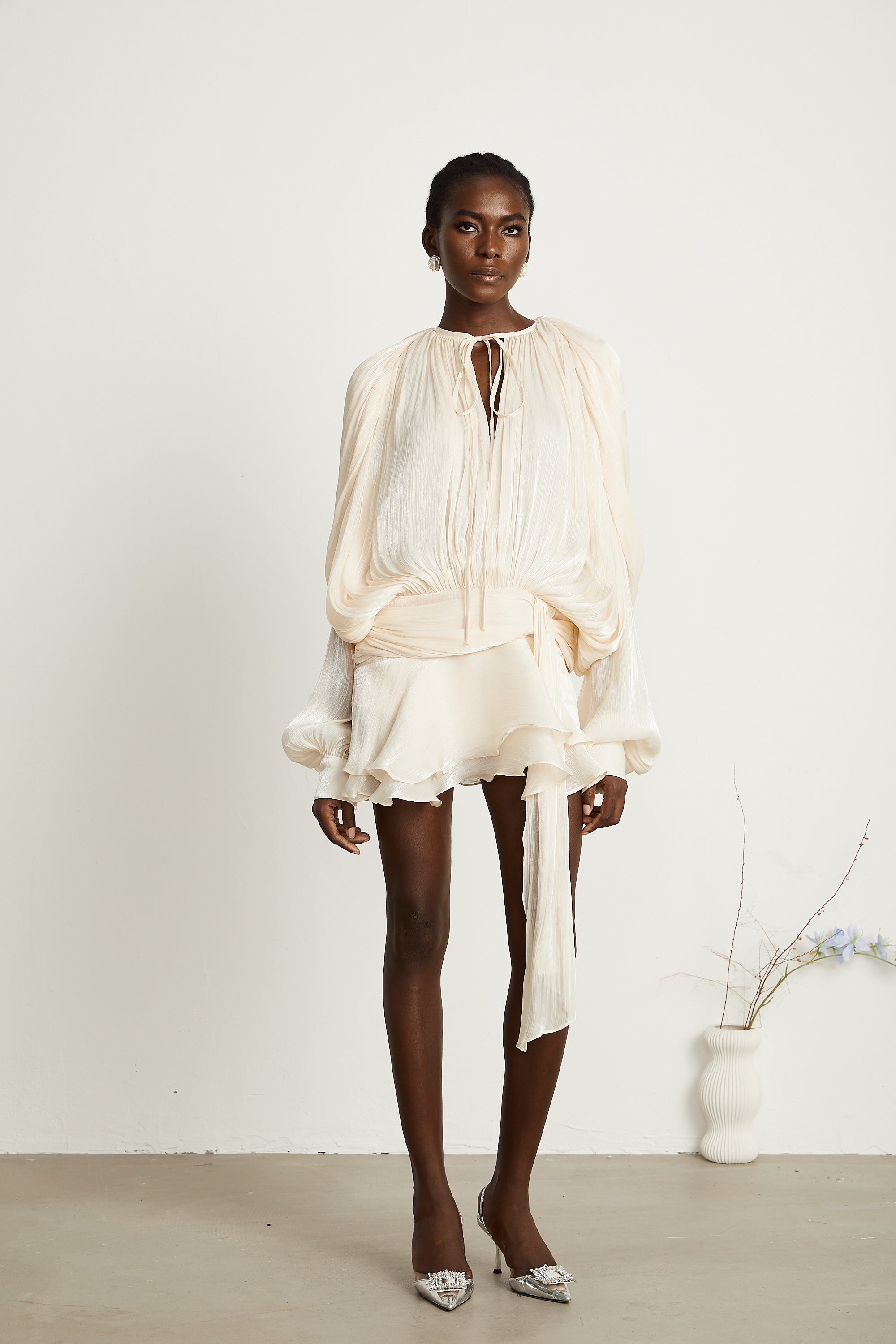 Robe Mini Eugénie Beiges