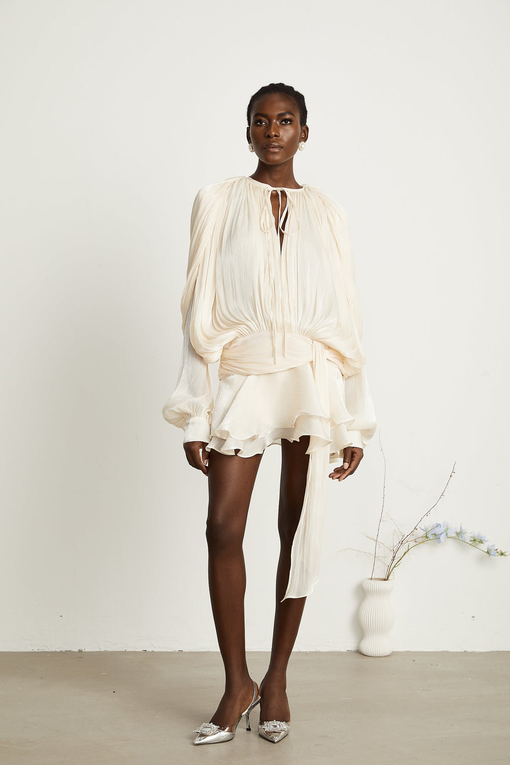 Robe Mini Eugénie Beiges