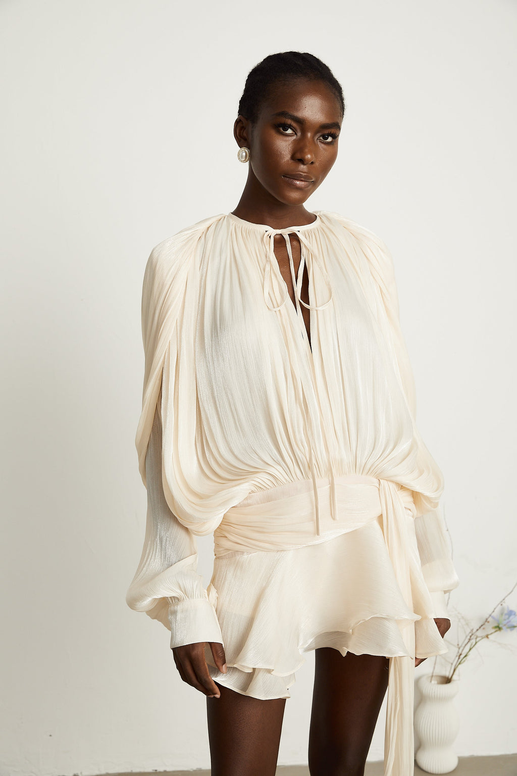 Robe Mini Eugénie Beiges
