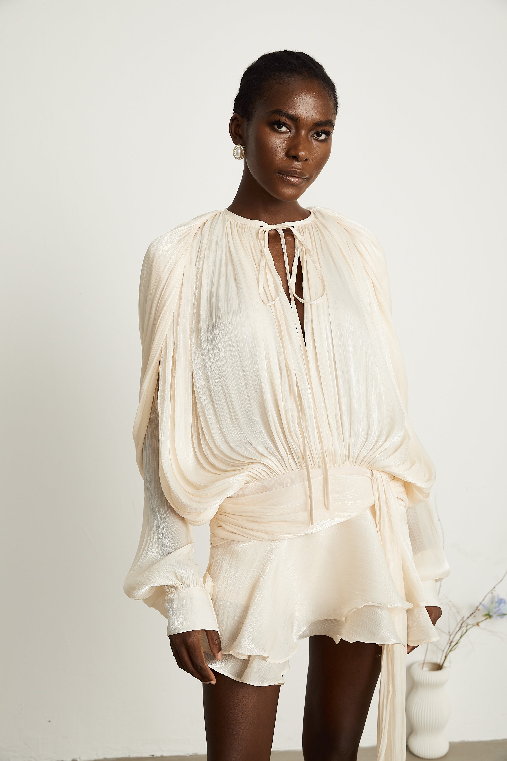 Robe Mini Eugénie Beiges
