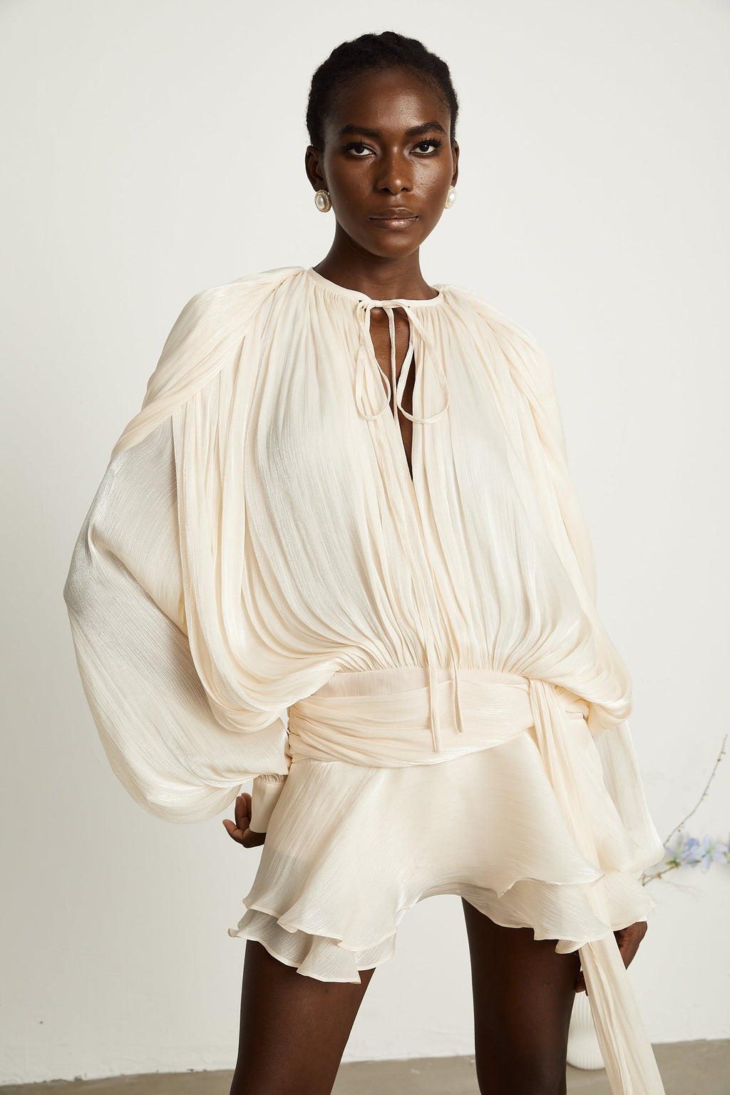 Robe Mini Eugénie Beiges