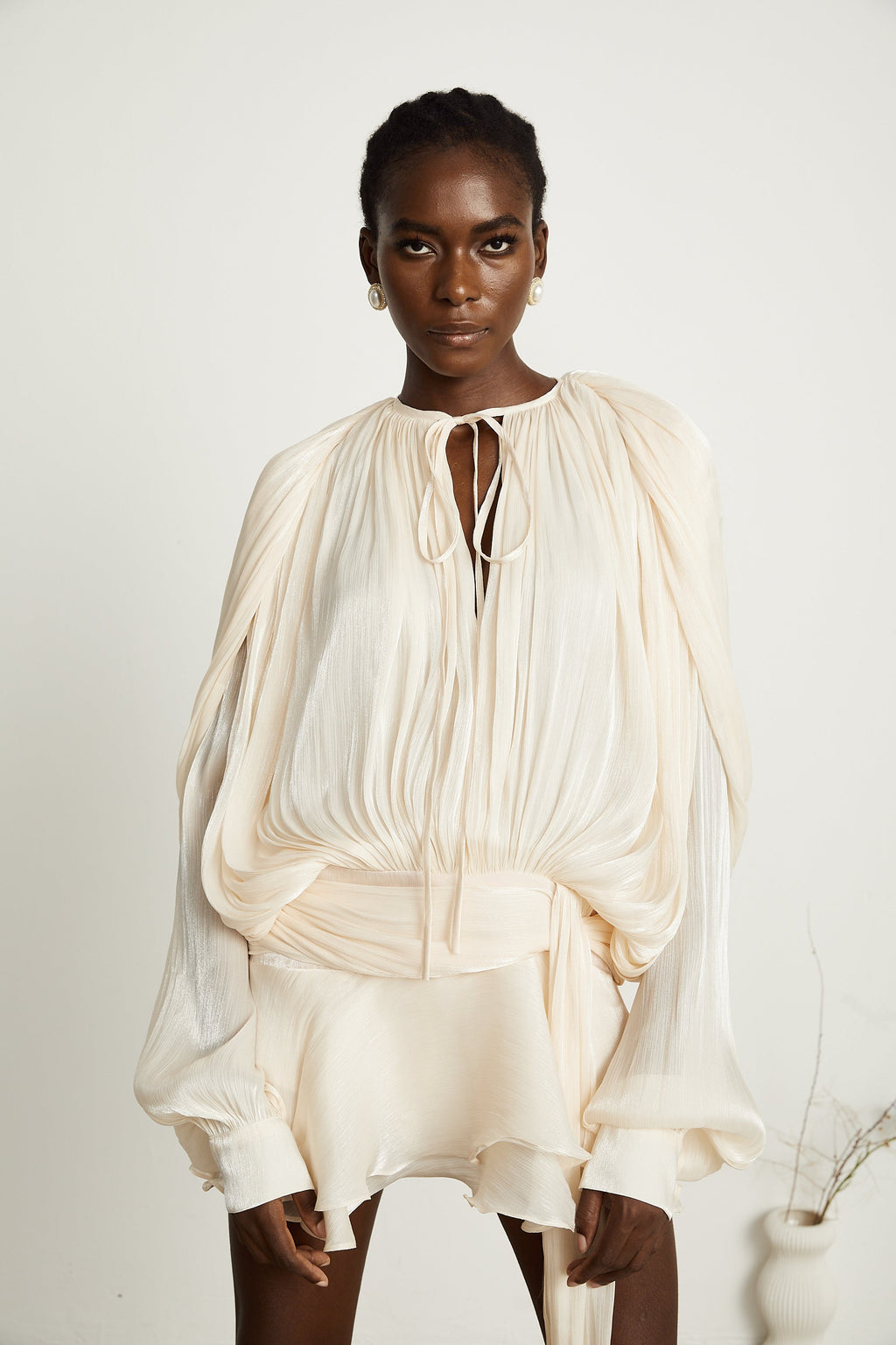 Robe Mini Eugénie Beiges