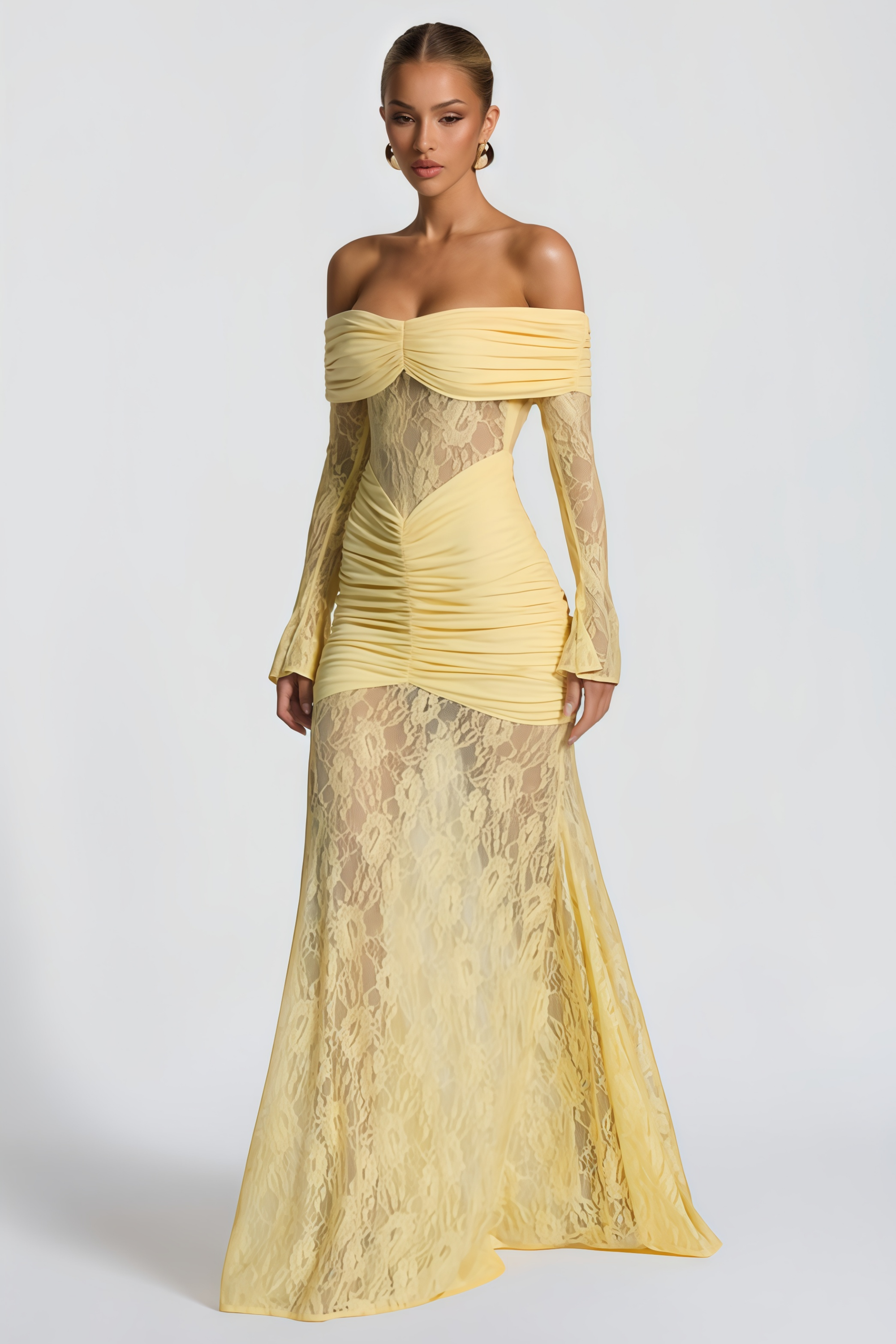 Robe Maxi Brigitte Jaune