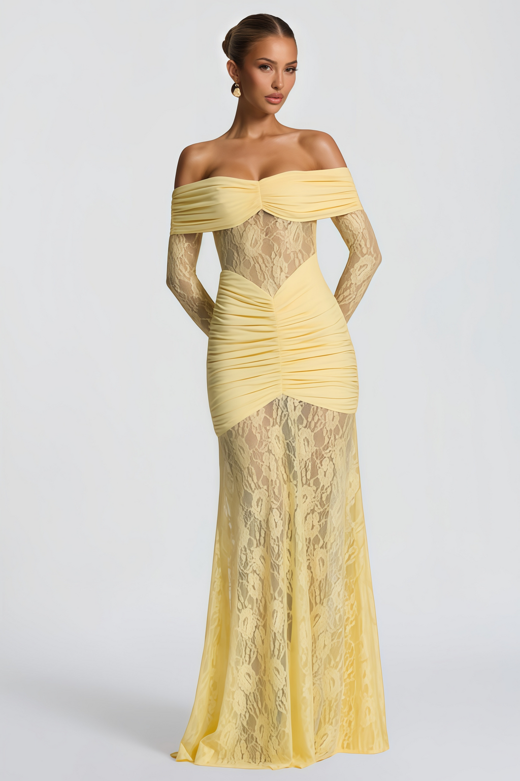 Robe Maxi Brigitte Jaune