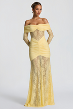 Robe Maxi Brigitte Jaune
