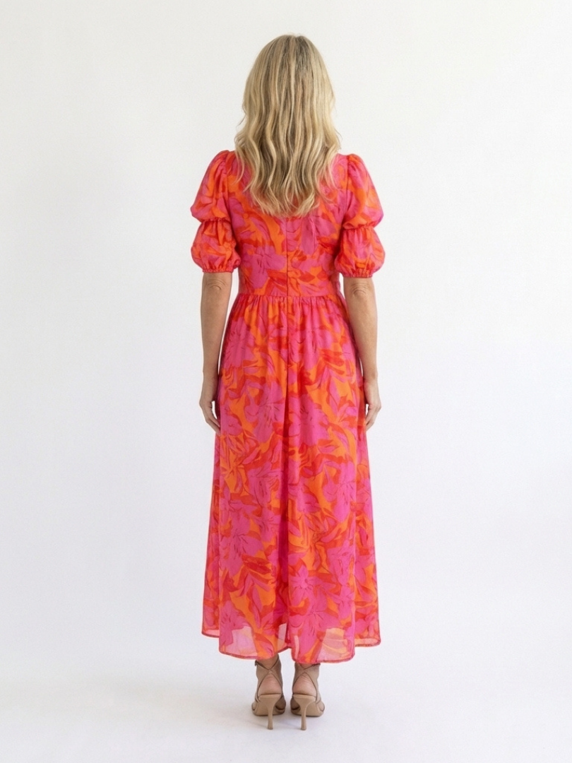 Wilgu  Robe midi à fleurs
