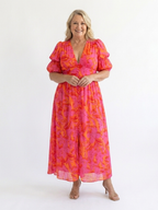 Wilgu | Robe midi à fleurs