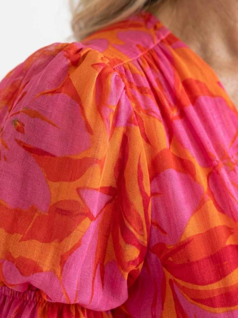 Wilgu | Robe midi à fleurs