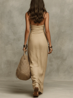 Robe Maxi Élégante Vintage