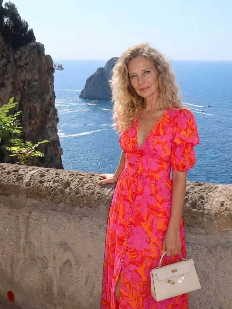 Wilgu | Robe midi à fleurs