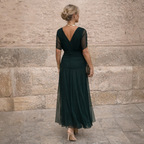 Eliza – Robe verte élégante