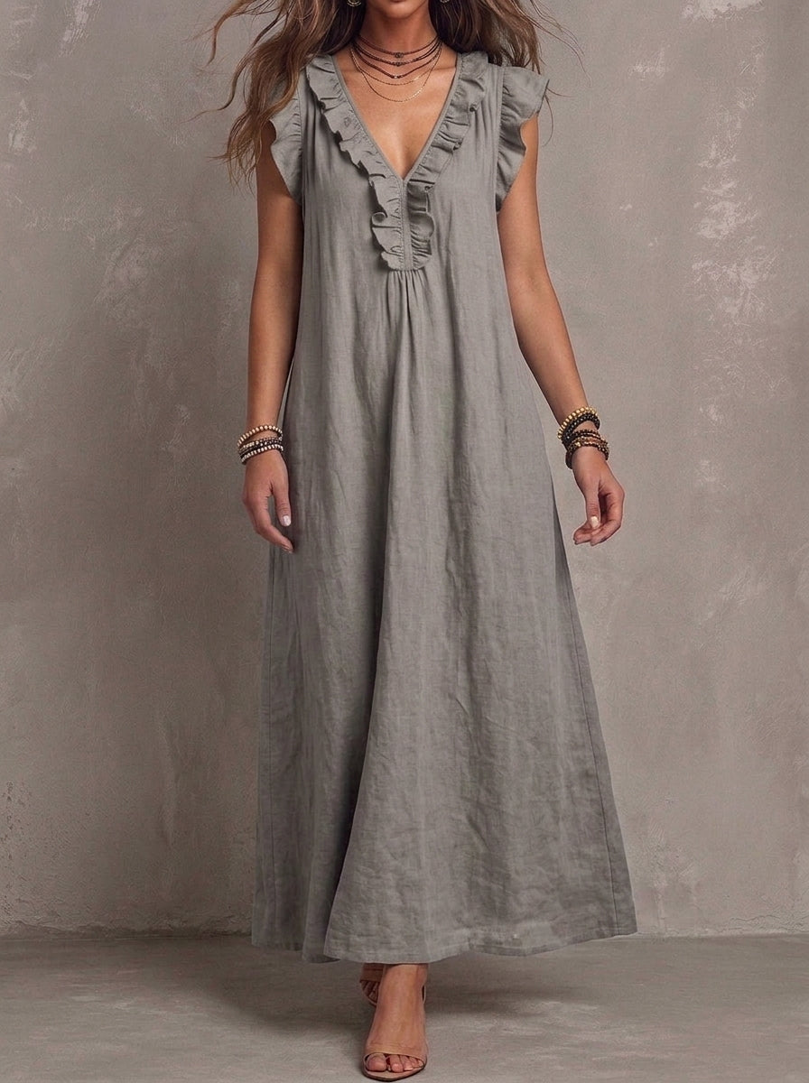 Josette | Robe Maxi Volant