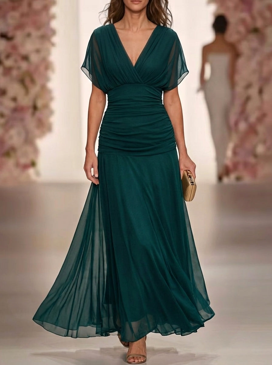 Eliza – Robe verte élégante