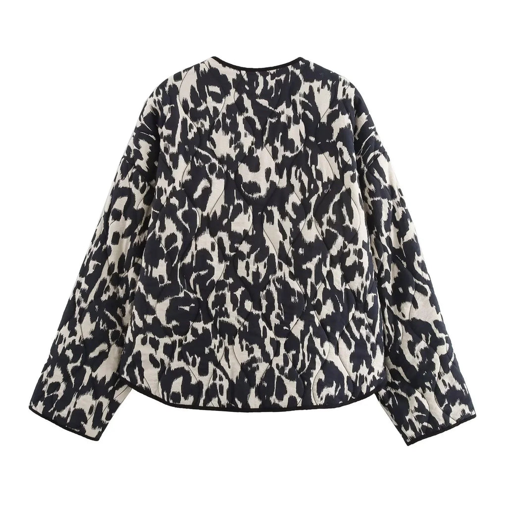 Eva Delune | Chaqueta de Otoño Impresa a la Moda
