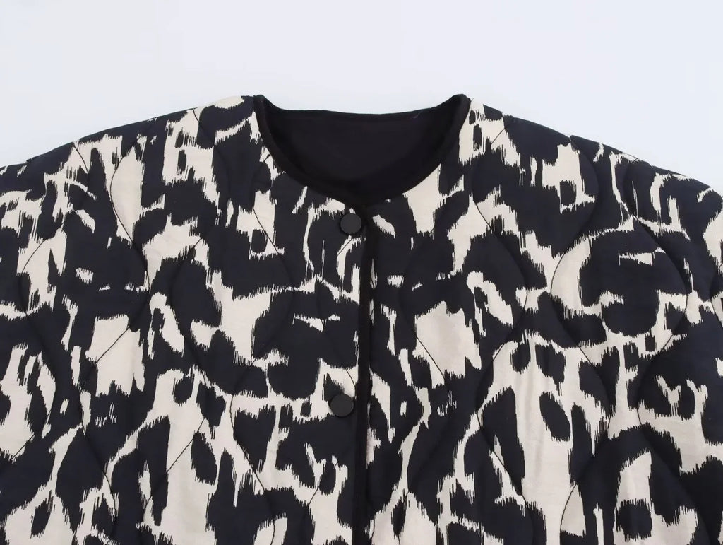 Eva Delune | Chaqueta de Otoño Impresa a la Moda