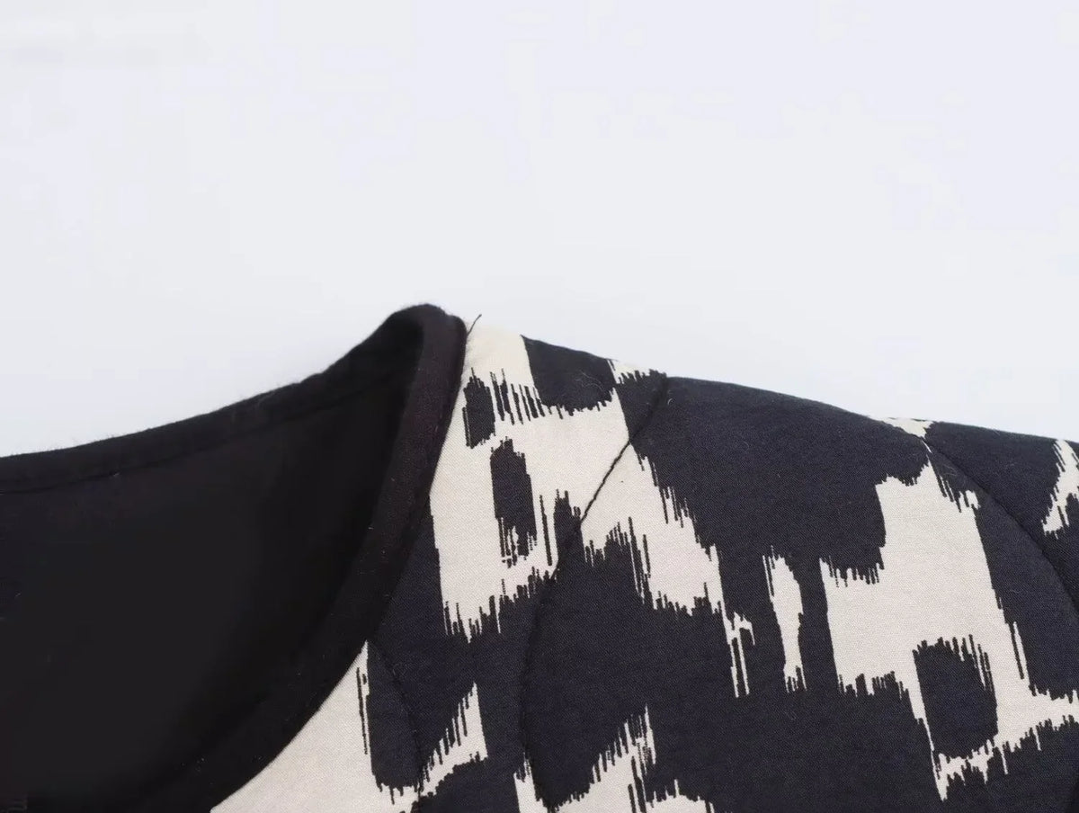 Eva Delune | Chaqueta de Otoño Impresa a la Moda