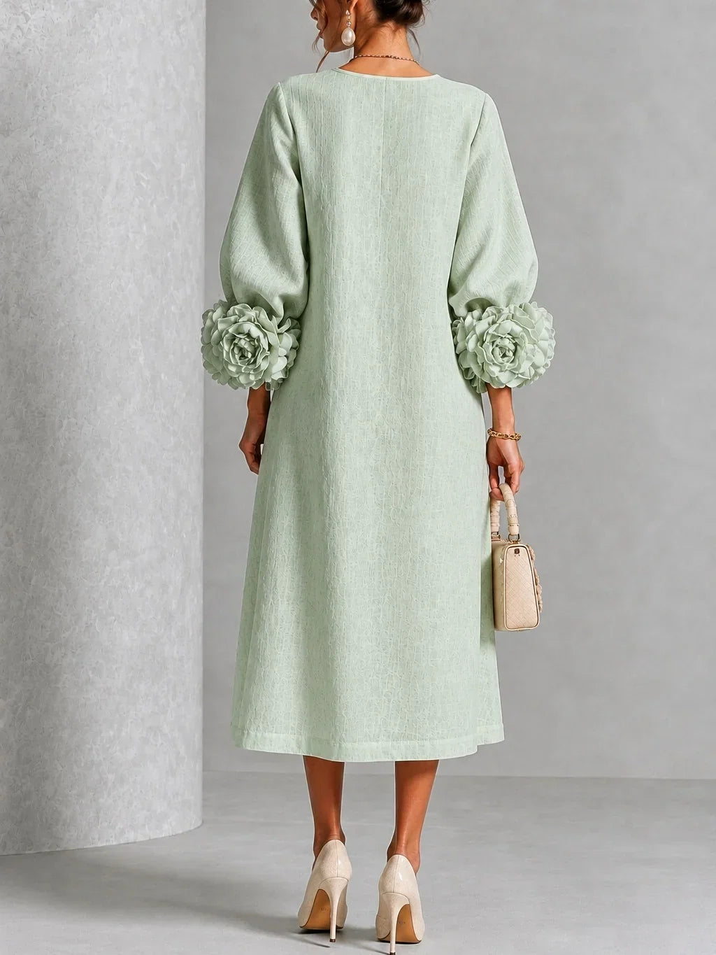 Transavi | Robe Midi Boutonnée Florale