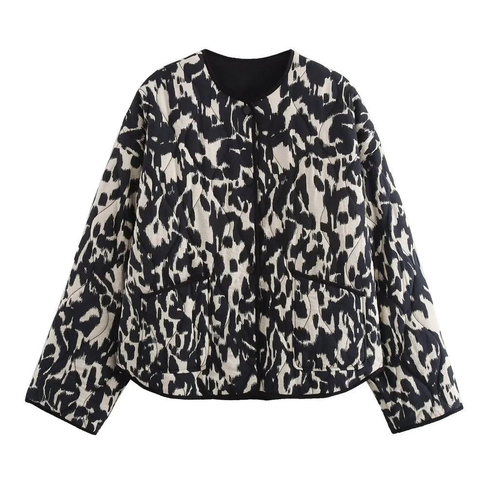 Eva Delune | Chaqueta de Otoño Impresa a la Moda
