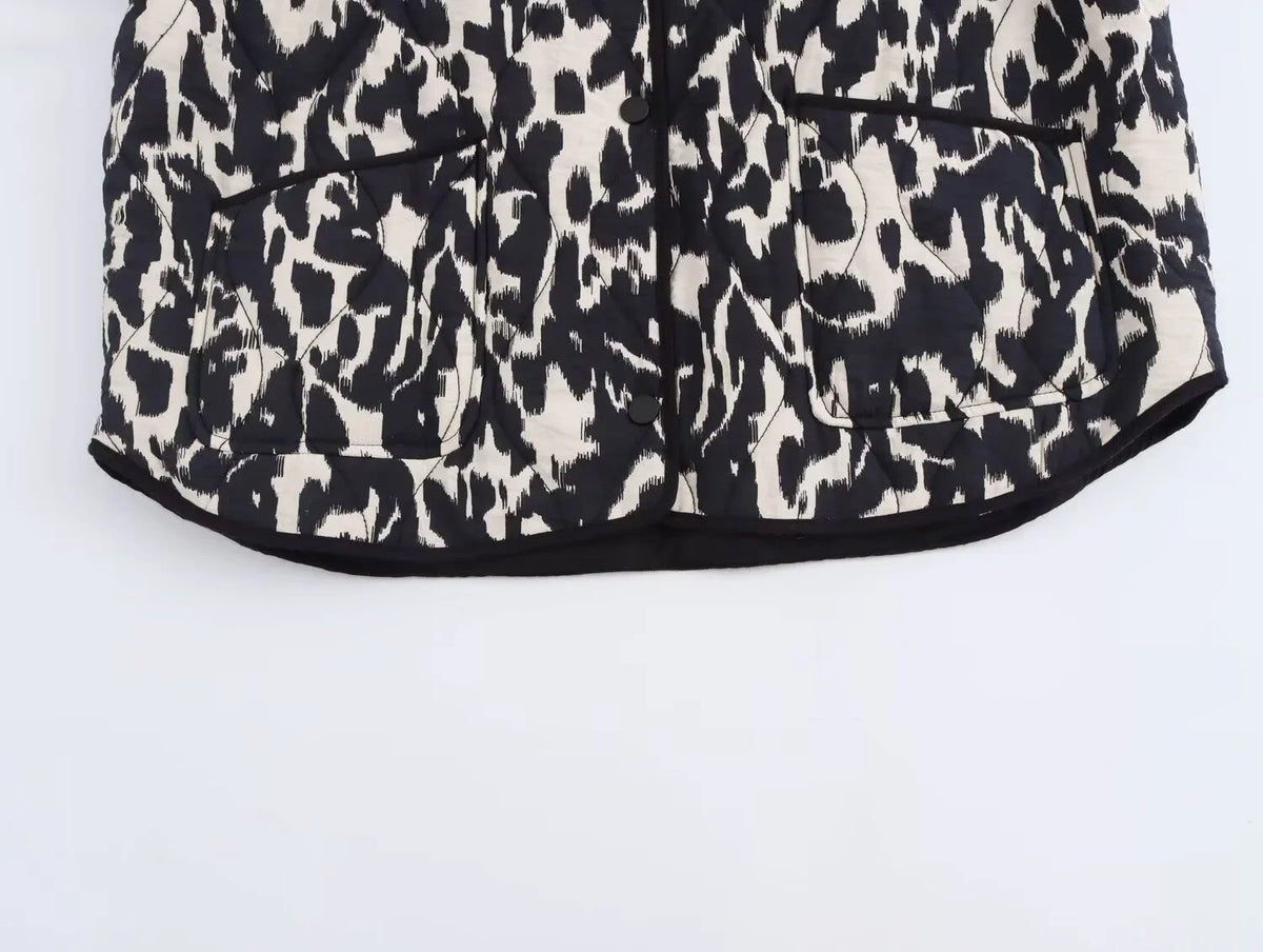 Eva Delune | Chaqueta de Otoño Impresa a la Moda