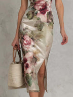 Rosanne | Robe florale classique