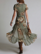 Elowen | Robe Volants Florale