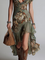 Elowen | Robe Volants Florale