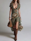 Elowen | Robe Volants Florale