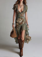 Elowen | Robe Volants Florale