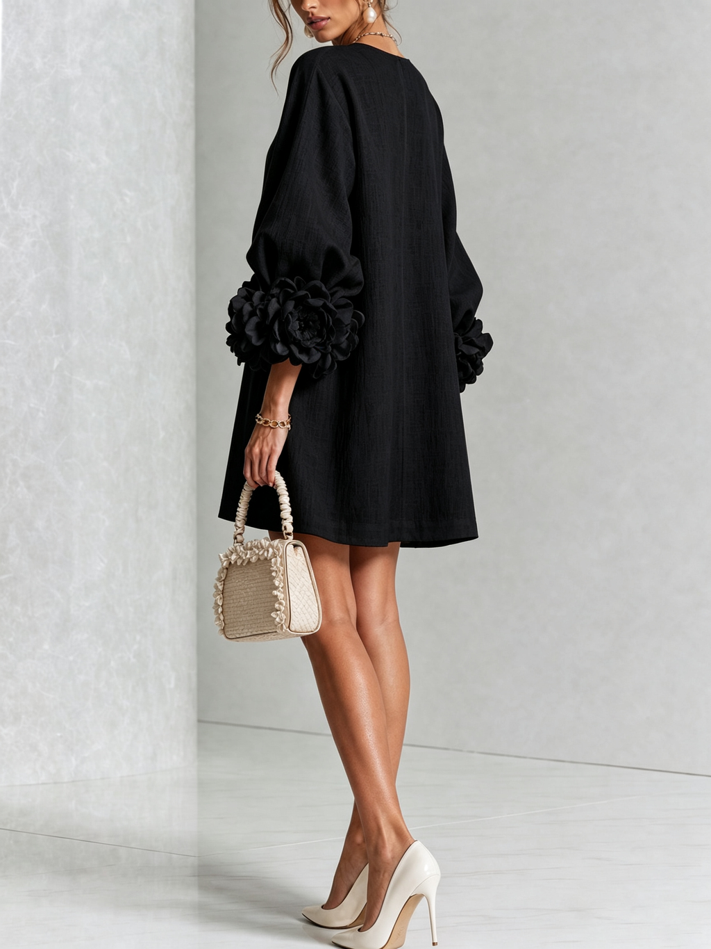 Eva| Vestido Mini Botonado Floral