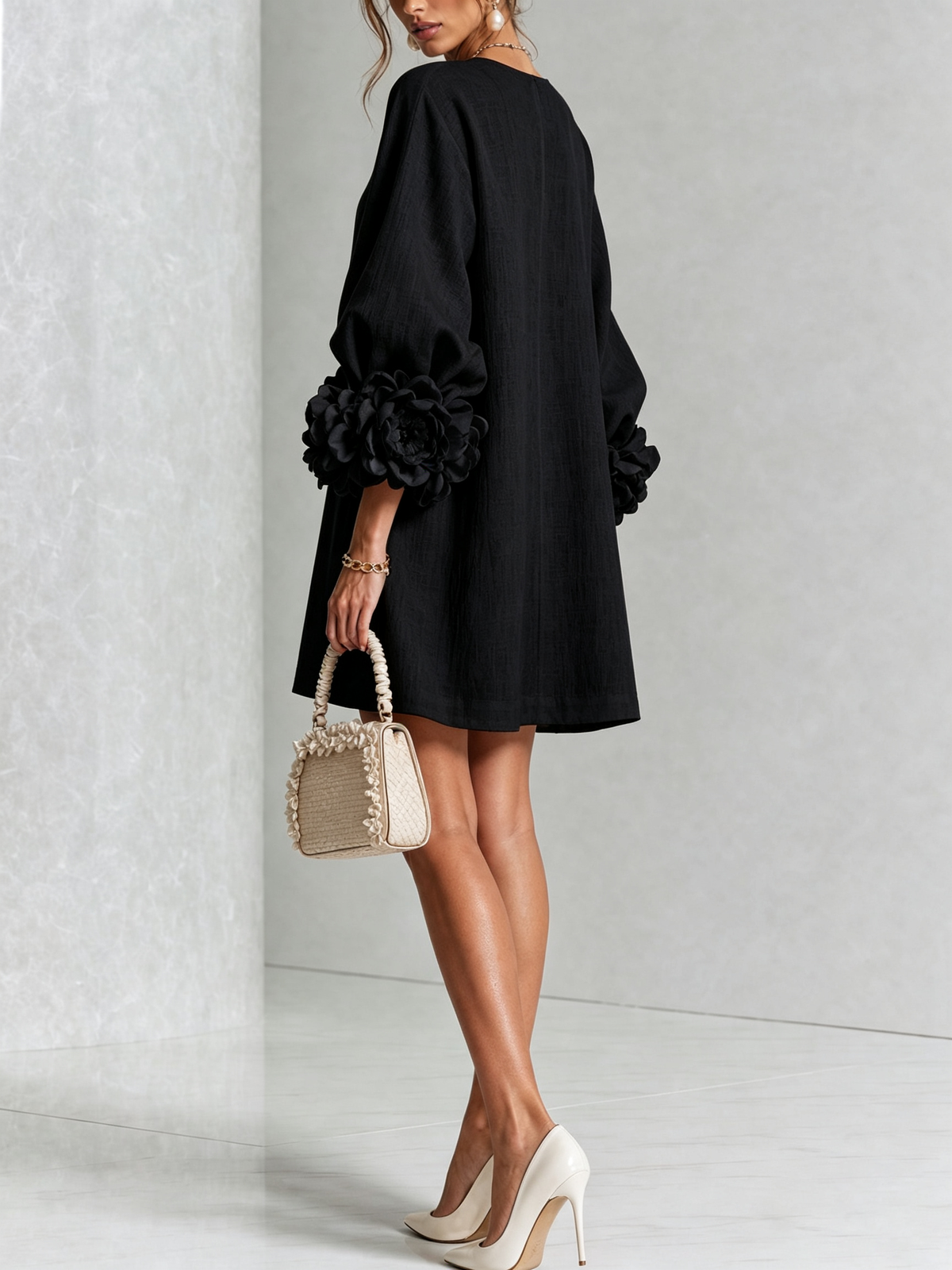 Eva| Vestido Mini Botonado Floral