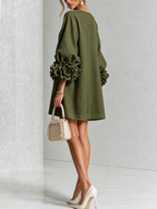 Eva| Vestido Mini Botonado Floral
