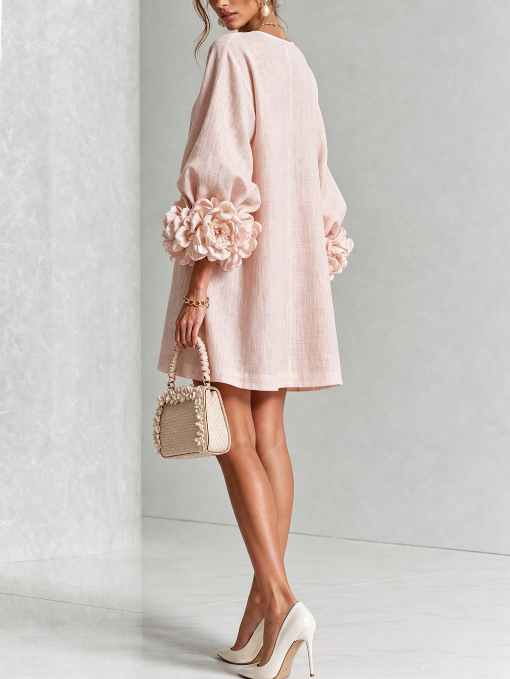 Eva| Vestido Mini Botonado Floral