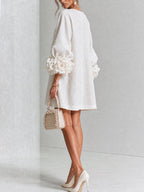 Eva| Vestido Mini Botonado Floral